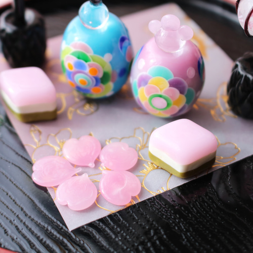 ひな祭りセール3/3まで2026年ひな祭り⭐︎とんぼ玉ひな人形 ガラスの