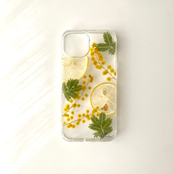 含羞草和檸檬 iPhone 手機殼 智慧型手機手機殼 第2張的照片