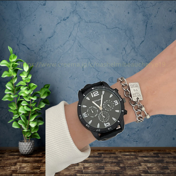 ファッション ベルト ワールド アクセサリー ジュエリー 腕時計 通勤 通学 カップル時計 学生腕時計 伸縮式 9枚目の画像