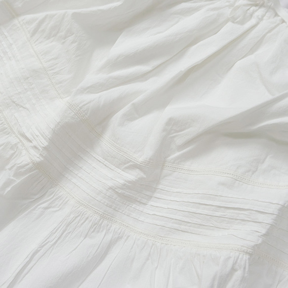 ピンタック デザインスカート vent blanc VBS241338 ヴァンブラン 11枚目の画像