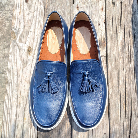 専用です♪ REGAL ネイビー タッセル付き　　　　　　　　　ローファー 中古・古着通販】REGAL (リーガル) タッセルローファー ネイビー