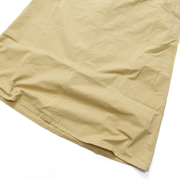 顔料チノ オールオーバースカート vent blanc VBO241340 ヴァンブラン 9枚目の画像