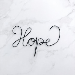 Hope  ワイヤーアート　ワイヤークラフト 1枚目の画像