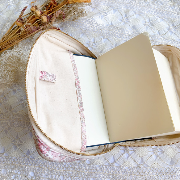 LIBERTY 小型聖書カバー［BOXタイプ］✳︎  ミッシェル　ピンク 8枚目の画像