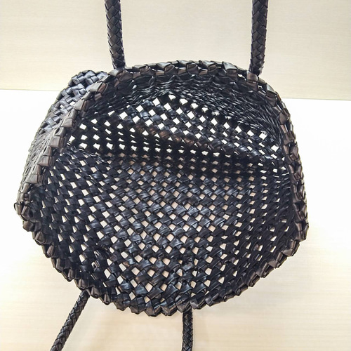 quair クアー トートバッグ 石畳編み レザー キャメル レザー クアー 石畳編み トートバッグ quair キャメル