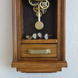 【送料無料】OLD FASHIONED #030 レトロな時計　Sサイズ　1点物　アンティーク調 6枚目の画像