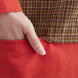 韓国版カジュアル衝突色不規則継ぎ目ミディアムスカートゆったり文芸ファッション百合ワンピース 18枚目の画像