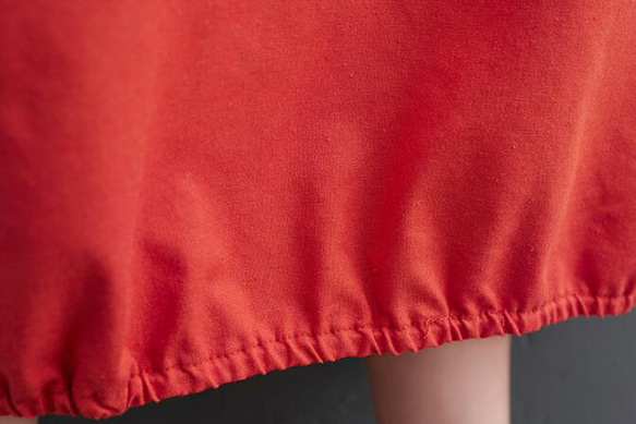 韓国版カジュアル衝突色不規則継ぎ目ミディアムスカートゆったり文芸ファッション百合ワンピース 19枚目の画像