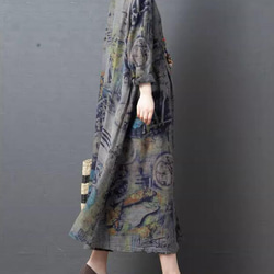 新型韓国版ゆったりオーバーサイズ婦人服パーカー版長袖ミディアム丈シャツスカート 4枚目の画像