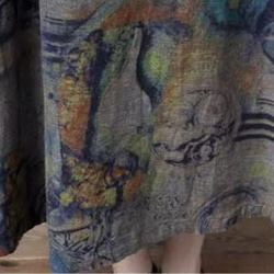 新型韓国版ゆったりオーバーサイズ婦人服パーカー版長袖ミディアム丈シャツスカート 12枚目の画像