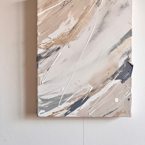 UNIVERSE - キャンバス インテリア アート 絵画 シンプル ベージュ