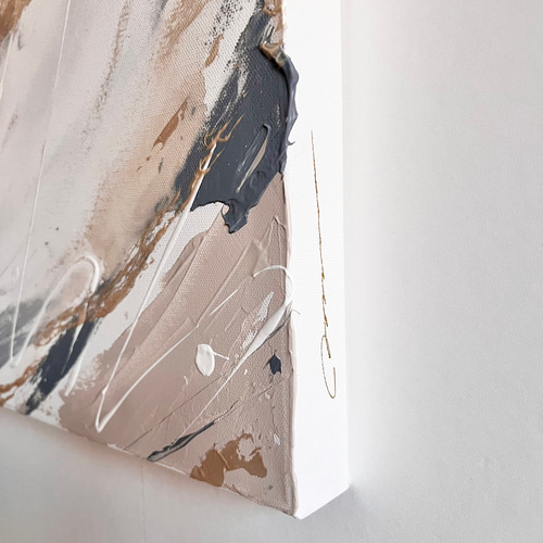 UNIVERSE - キャンバス インテリア アート 絵画 シンプル ベージュ