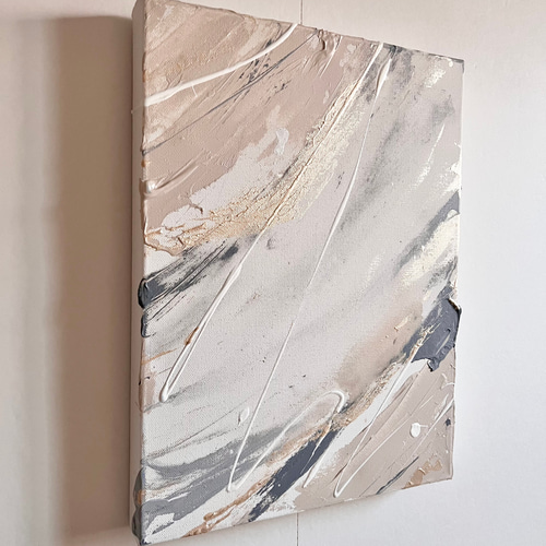 UNIVERSE - キャンバス インテリア アート 絵画 シンプル ベージュ