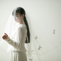 《Ribbon veil 》オーダーベール 1枚目の画像