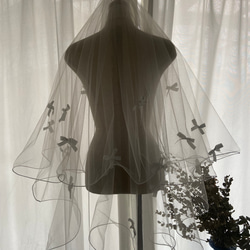 《Ribbon veil 》オーダーベール 10枚目の画像