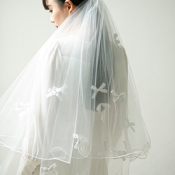 《Ribbon veil 》オーダーベール 3枚目の画像