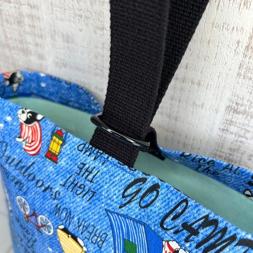 キャンプギア×フレンチブルドッグ柄☆入園入学4点セット 男の子