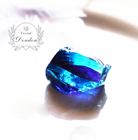 アンダラクリスタル レア ブルー×パープル〔sa3464〕 天然石 Crystal