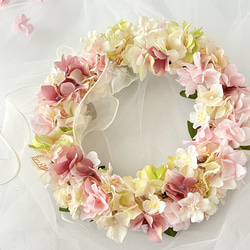 【セットでお得】春を楽しむ桜のふわふわリース×フラワーバトン 3枚目の画像