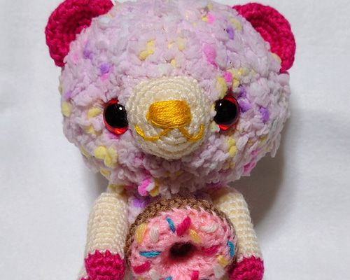 あ*）様 ［作家Megmeg's Doll様の許可有り］♧くまちゃんピンク あみ あ