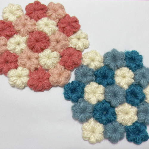 ポットマット 鍋敷き お花モチーフ ポット・急須 れい 通販 17341085