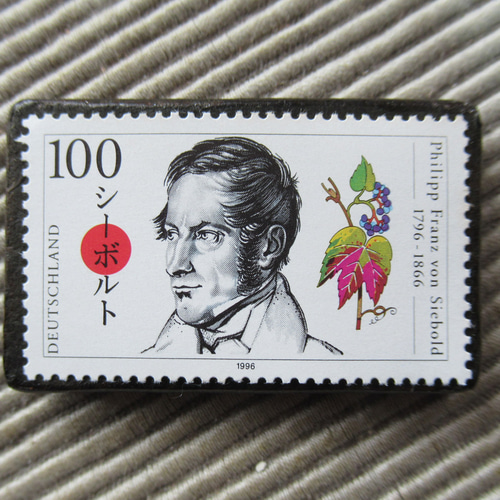 ドイツ シーボルト切手ブローチ9500 ブローチ Yukio TANZAWA 通販