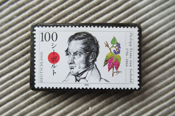 ドイツ シーボルト切手ブローチ9500 ブローチ Yukio TANZAWA 通販