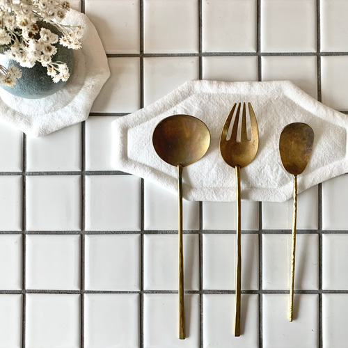 フランスアンティーク木製コースター風景画 6種6枚セット 菓子皿