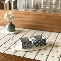 オクトゴナルカトラリーマット(M) ベルギーリネン　おやつマット　テーブルマット　八角形　おうちカフェ　コースター 12枚目の画像