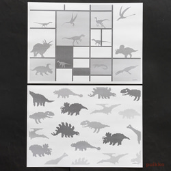 紙製ブックカバー　恐竜柄2 7枚目の画像