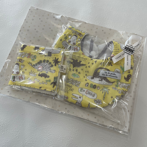 出産祝い ベビーギフトセット スタイ＆ハンカチset スタイ・よだれかけ