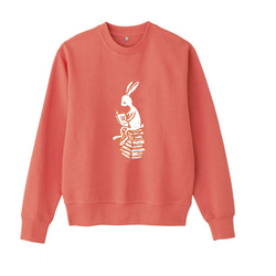 ウサギさん 綿100％ スウェットトレーナー(男女兼用サイズ)【SS～3L