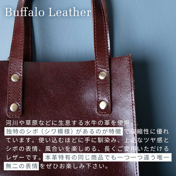 ミニバッグ 本革 ミニトート レディース 2Way ブランデー HAB037-NO 7枚目の画像