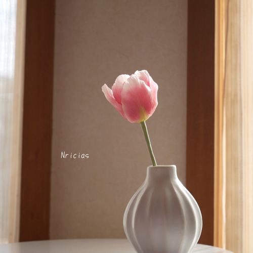 枯れない 小さめ ミニ チューリップ ✿クレイフラワーNO.GT7-PR1