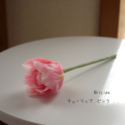 枯れない 小さめ ミニ チューリップ ✿クレイフラワーNO.GT7-PR1