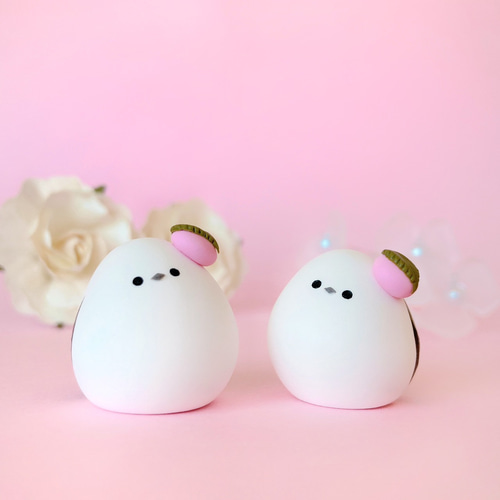 シマエナガと桜 桜🌸シリーズver5 再び桜とシマエナガ #シマエナガ