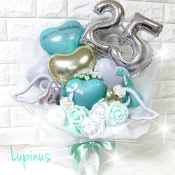 推し活】バルーンブーケ 2文字 卒業式 成人式 アートフラワー バルーン