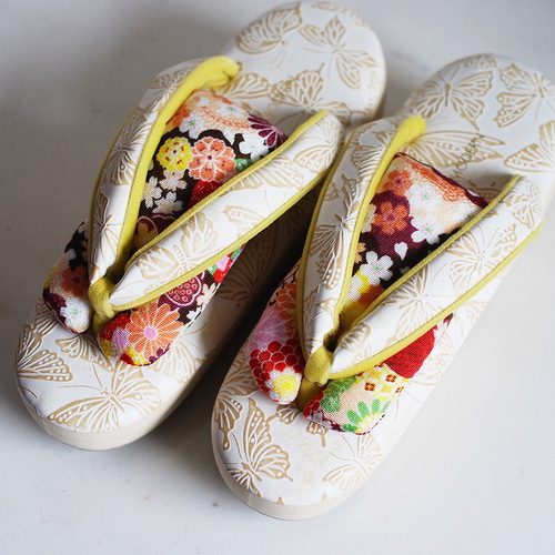 花緒キーパー 菊桜古裂文様 草履 下駄 浴衣 着物 鼻緒キーパー 草履  