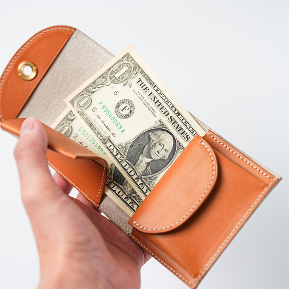 少量限定 flap mini wallet [ パステルカラー ] ミニ財布 コンパクトウォレット 11枚目の画像