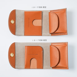 少量限定 flap mini wallet [ パステルカラー ] ミニ財布 コンパクトウォレット 4枚目の画像
