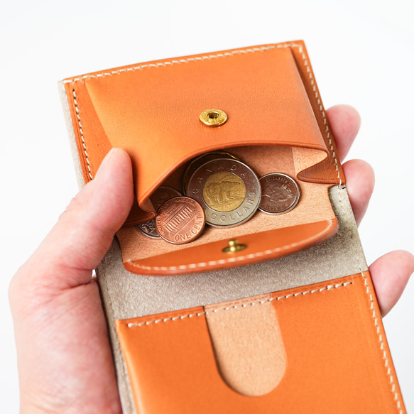 少量限定 flap mini wallet [ パステルカラー ] ミニ財布 コンパクトウォレット 12枚目の画像
