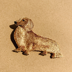 ワッペン 刺繍ワッペン アイロンワッペン ダックスフント プレゼント