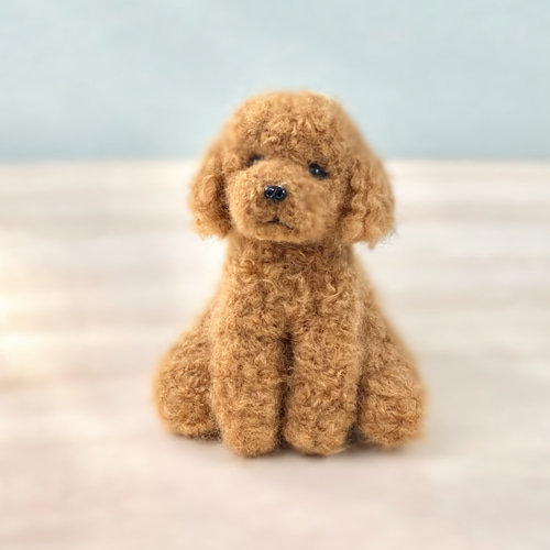 トイプードル レッド テディベア ぬいぐるみ