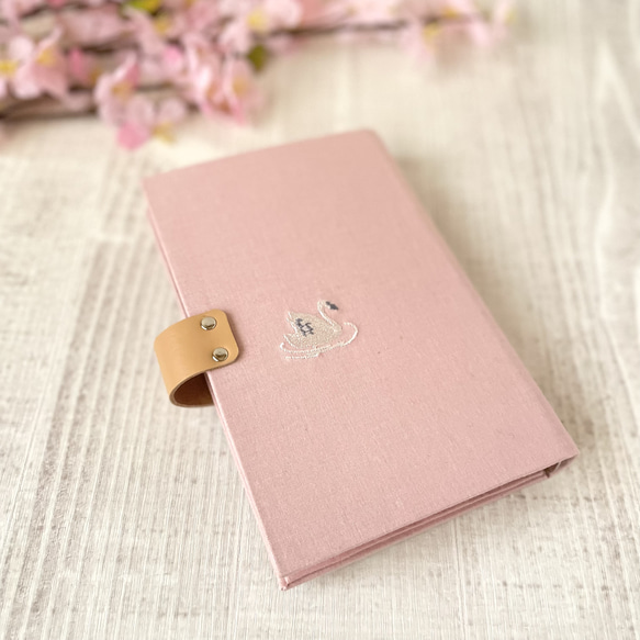 着せ替えができるシステム手帳・スリムペンケース(桜スワン)手帳デビューセット 8枚目の画像
