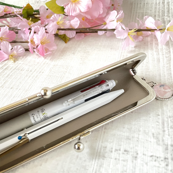 着せ替えができるシステム手帳・スリムペンケース(桜スワン)手帳デビューセット 14枚目の画像