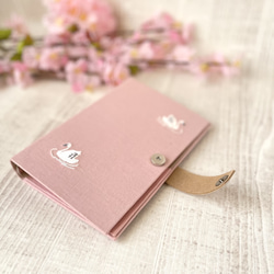 着せ替えができるシステム手帳・スリムペンケース(桜スワン)手帳デビューセット 10枚目の画像