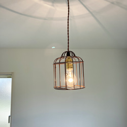 アンティーク鳥かご風 ホワイトペンダントライトモダン オシャレ照明
