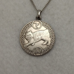 ハリー・ポッター ホグワーツ城 イギリスのコインネックレス