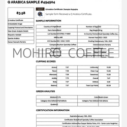 【 粉 】 ブラジル No2 クイーンショコラ 200g 83点 スペシャルティ コーヒー 珈琲 自家焙煎 モヒロコーヒ 7枚目の画像