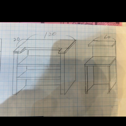 分割L型カウンター 1枚目の画像